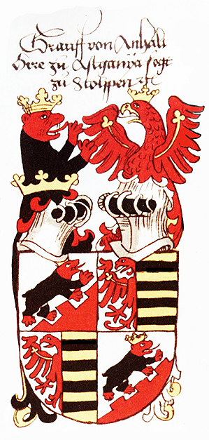 Wappen Grafen von Anhalt 1483