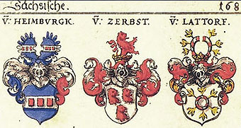 Wappen der von Zerbst aus Siebmachers Wappenbuch 1612