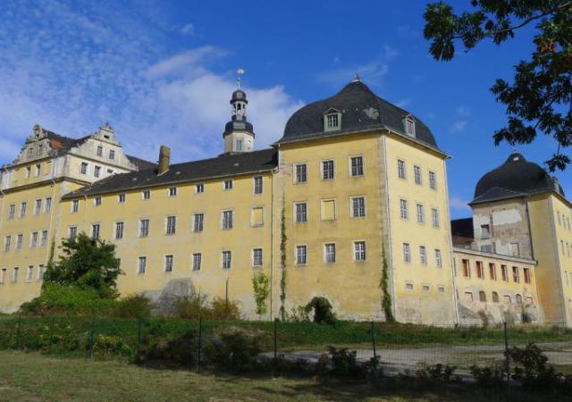 Das Schloss in Coswig (Anhalt).