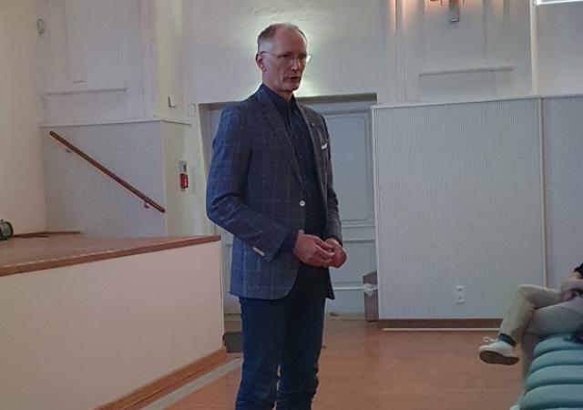 Der Zerbster Bürgermeister Andreas Dittmann begrüßte die Veranstaltungsteilnehmer in der Stadthalle.