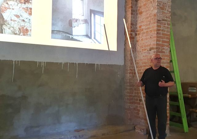 Torsten Vollert bei seinem Vortrag.